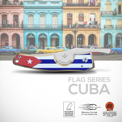 Сигарный нож Le Petit - Flag - Cuba Light Wood вид 3